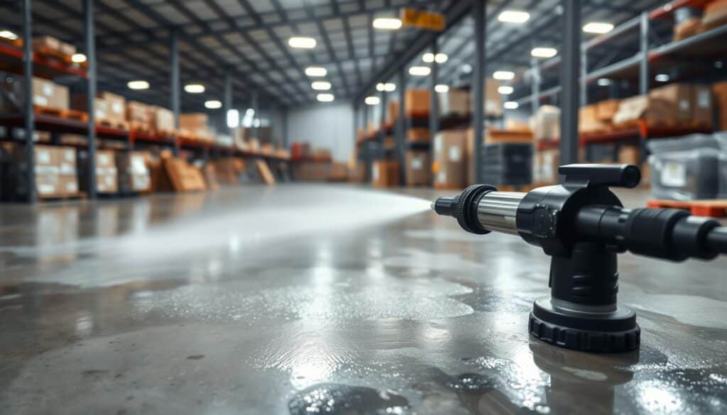 Pressure washer in the warehouse