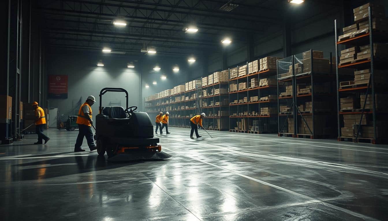 Comprehensive Warehouse and Industrial Floor Cleaning Services | The ...